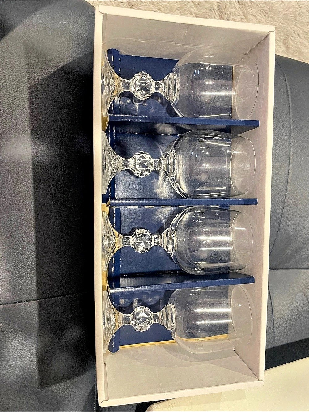 Bohemia Crystal "Claudia" pattern, set of four glasses
